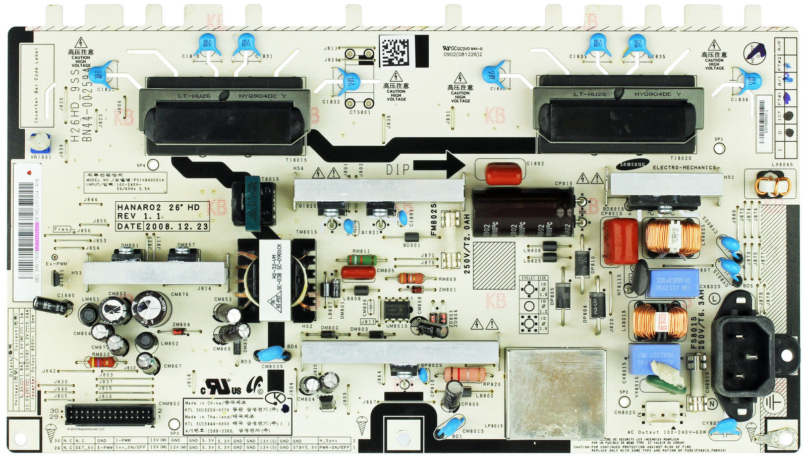 Samsung BN44-00259A Wechselrichter für Hintergrundbeleuchtung